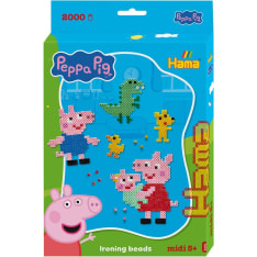 Hama Peppa Pig & little sister 2000 Midi beads