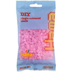 Hama Midi 1000 hearing pink (color 72) iron-on beads