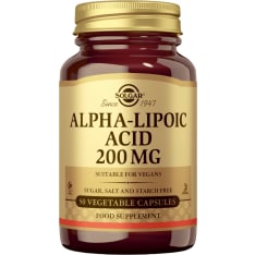 Solgar® Alpha Lipoic Acid 200 mg 50 caps. Dietary Supplement