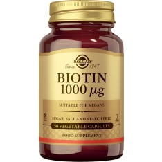 Solgar Biotin 1000 µg 50 caps. Supplement