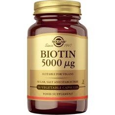 Solgar® Biotin 5000 µg 50 caps. Dietary Supplement