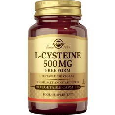 Solgar® L-Kysteiini 500 mg 30 kaps. ravintolisä