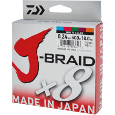 Daiwa J-Braid X8 Multicolor kuitusiima