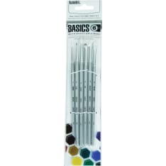 Liquitex Basic 6-piece artificial fiber brush set