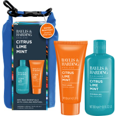 Baylis & Harding Citrus, Lime & Mint Men's Dry Bag & Essentials lahjapakkaus