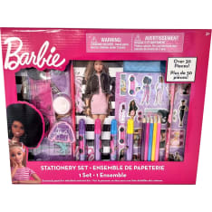 Barbie 30 pcs stationery set