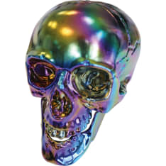 Metallic Skull Decoration