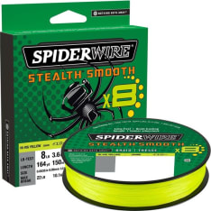 Spiderwire Smth 8 Hi-Vis Yellow 150m siima