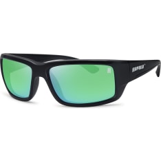Rapala Sportsman Amberjack polarized sunglasses, color: Matte Black/Green Mirror