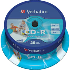 Verbatim CD-R 52x 700 MB/80 min 25 kpl CD-R -levy