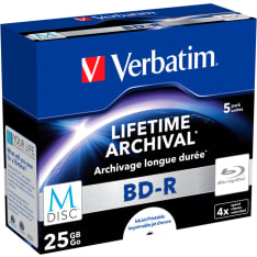 Verbatim M-Disc BD-R 4x 25GB/200min 5 kpl BD-R levy