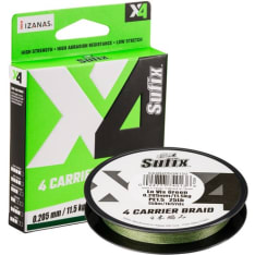 Sufix X4 Braid Lo Vis Green 300m fibre rope