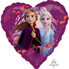 Frozen 2 heart foil ball