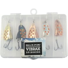 Blue Fox Vibrax Spinnerbox assortment 6g size: 2, 5 pcs