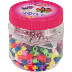 Hama Maxi jar of 400 red iron-on beads