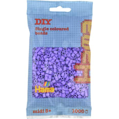Hama Midi 1000 Pastel purple (color 45) iron-on beads