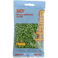 Hama Midi 1000 Olive green (color 84) ironing beads