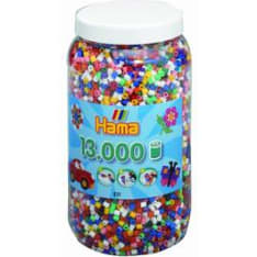 Hama Midi 13000 Mix (color 00) tin of iron-on beads