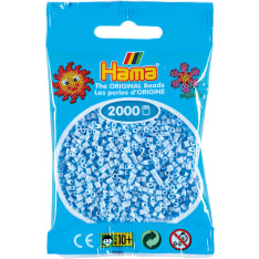 Hama Mini bag 2000 pastel, ice blue iron-on beads