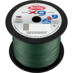 Berkley X9 Braid; 2000M | 2188Yd, 0,43Mm, 59,7Kg, Low-Vis Green Superline