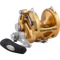 Penn International Visx 50 Lever Drag 5Bb Gold 3.5:1 / 1.3:1 Right Conventional Reels
