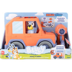 Bluey Build A Buddy Motorized Car & Drill rakennettava auto