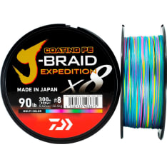 Daiwa J-Braid Expedition X8E 300 m Multi Color kuitusiima
