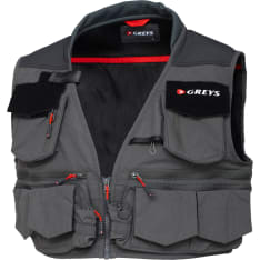 Greys Tail Fly Vest S/M Grey Outerwear