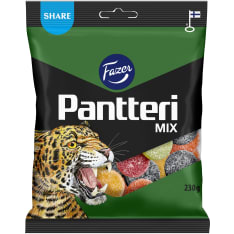 Fazer Pantteri Mix 230 g Candy Bag