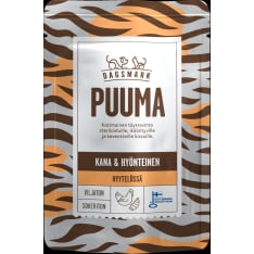 Dagsmark Puuma 80 g kana-hyönteinen leikatulle kissalle hyytelössä kissan märkäruoka