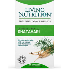 Living Nutrition Fermented Shatavari 60 caps