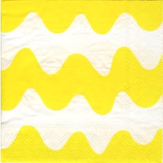 Marimekko Lokki vaaleankeltainen 20 kpl lautasliina
