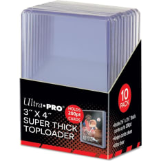Ultra-Pro Toploader 3x4" Super Thick 200PT 10 kpl korttisuoja