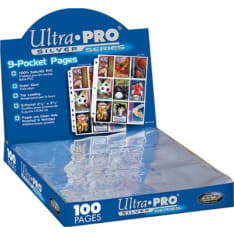Ultra Pro Silver Blue 9-taskuinen keräilykorttisivu