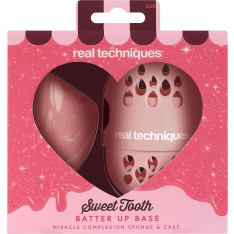 Real Techniques Sweet Tooth Batter Up Base Miracle Complexion meikkisieni + kotelo