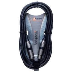 Bespeco Tt300Fm titanium microphoneapeli 3m