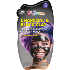 7th Heaven Charcoal + Clay Peel-Off Bakuchiolilla 10ml kasvonaamio