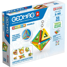 Geomag Supercolor Panels Recycled 35 magneettinen rakennussarja