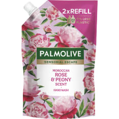 Palmolive Sensorial Escape Rose & Peony 500 ml nestesaippua täyttöpussi