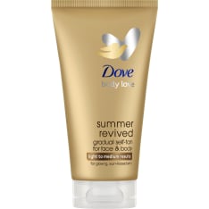 Dove Summer Revived Face & Body Cream Light to Medium 75 ml