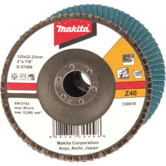 Makita 125 mm K40 liuskalaikka
