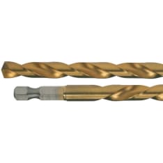 Makita HSS-Tin 1/4" hex socket metal drill bit