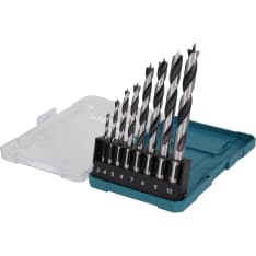 Makita D-77257 8-piece 3-10mm wood drill bit set