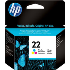 HP 22 Color mustepatruuna