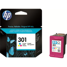 HP 301 tri-color mustepatruuna