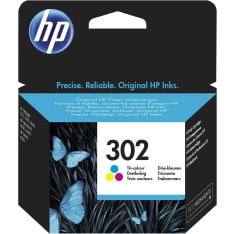 HP 302 tri-color mustepatruuna