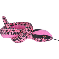 Wild Republic Snakesss Links Pink 137 cm käärme pehmo