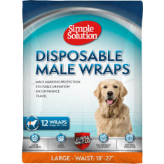 Simple Solution disposable male wraps, 12 pcs., L urossuoja