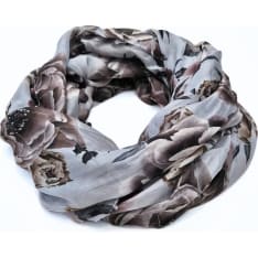 Lasessor Hanae silk loop scarf