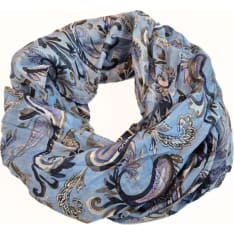 Lasessor Shivi silk loop scarf